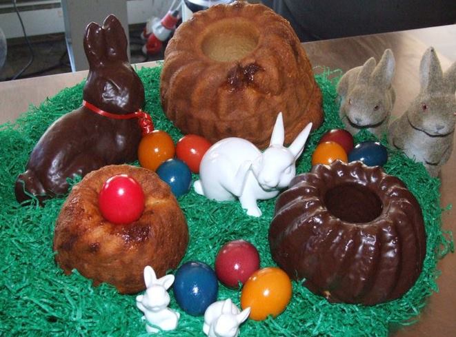 Ostern steht for der Tür